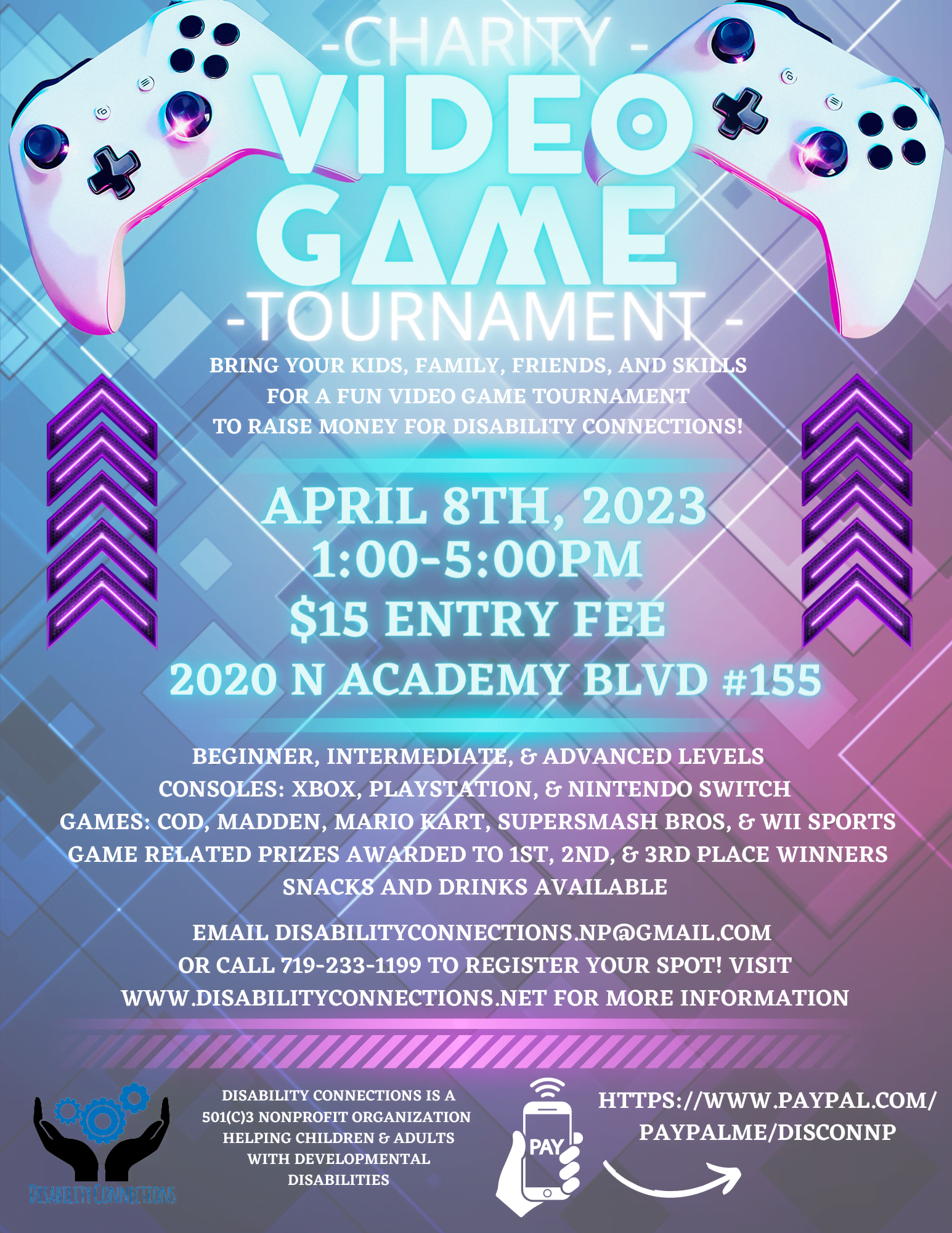Video Game Tournament Flyer