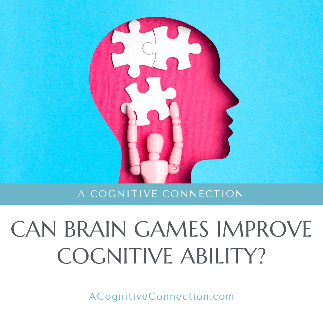 It's a drawing of a head with puzzle pieces where the brain would be and a mannequin holding up a piece to add to the puzzle.